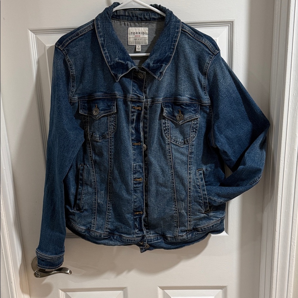 torrid Dark Blue Denim Jacket